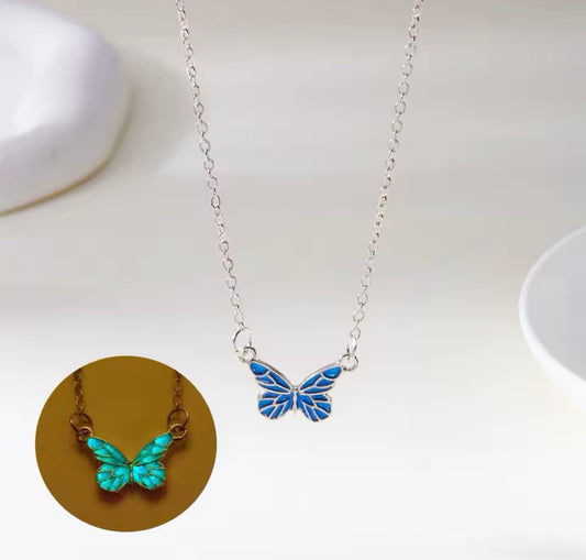 Elysian Butterfly necklace and bracelet