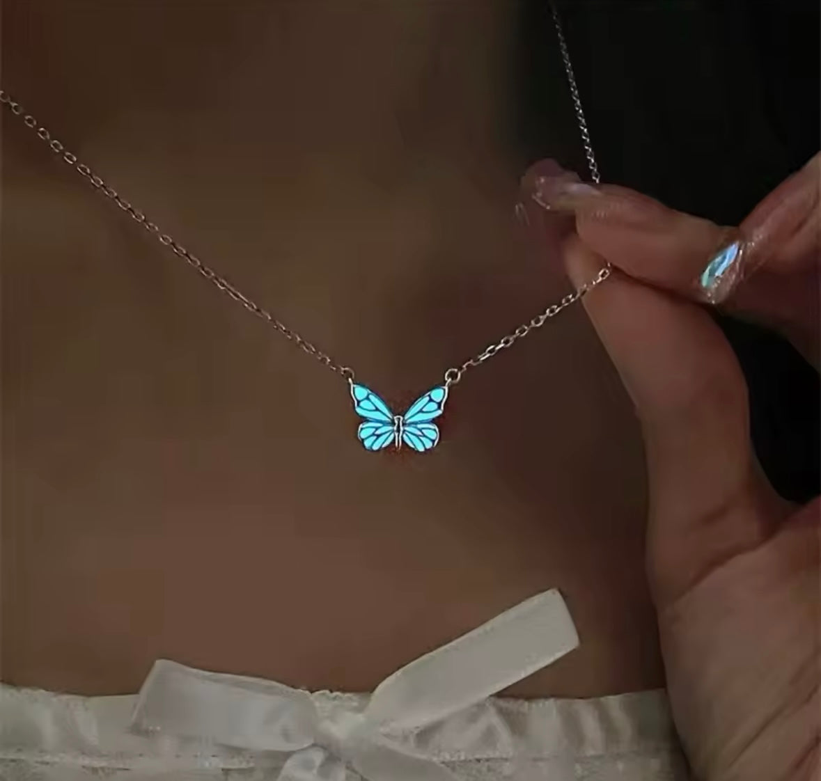 Elysian Butterfly necklace and bracelet